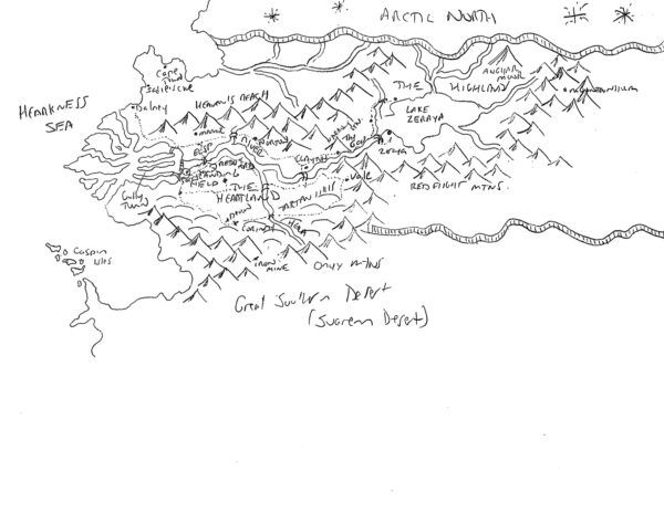Tharassas hand drawn